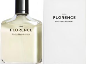 ZARA FLORENCE PIAZZA DELLA SIGNORIA CITY BAG CENTER EAU DE TOILETTE 100ML (3,38 FL.OZ).