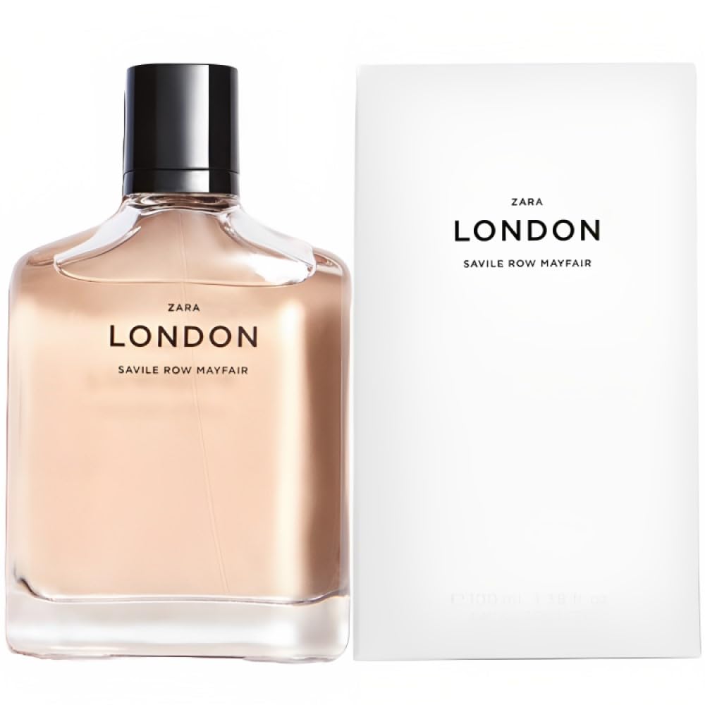 Zara London Savile Row Mayfair Colônia para Homens EDT Eau De Toilette 100 ML (3,4 FL OZ)