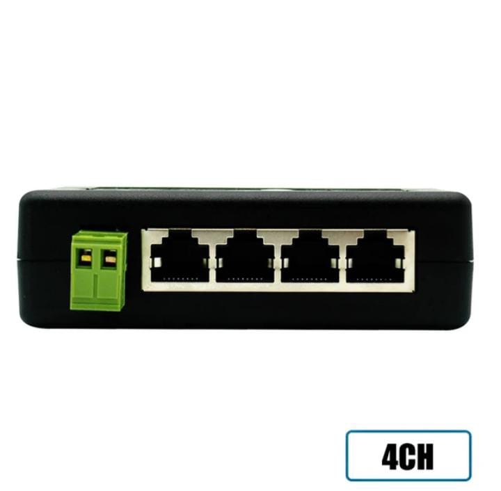 POE Injector 4 Portas POE Splitter para Rede CCTV POE Câmera Power Over Ethernet IEEE802.3af